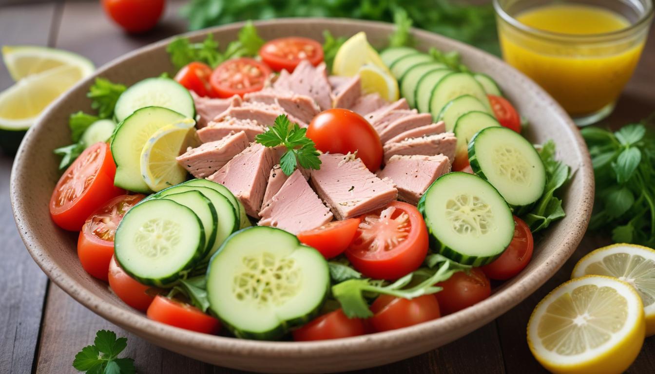 Yurt Odasında Pratik Ton Balıklı Salata Tarifi