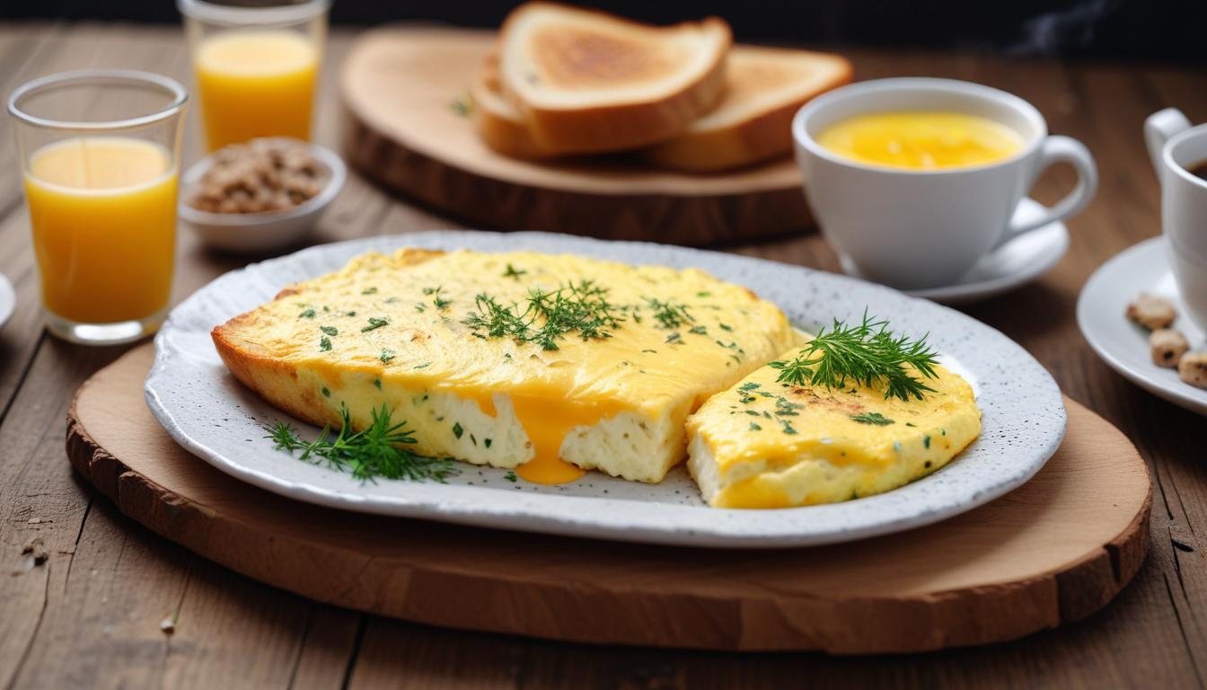 Kaşarlı Yumurtalı Lezzetler: Yumuşacık Omlet Tarifi