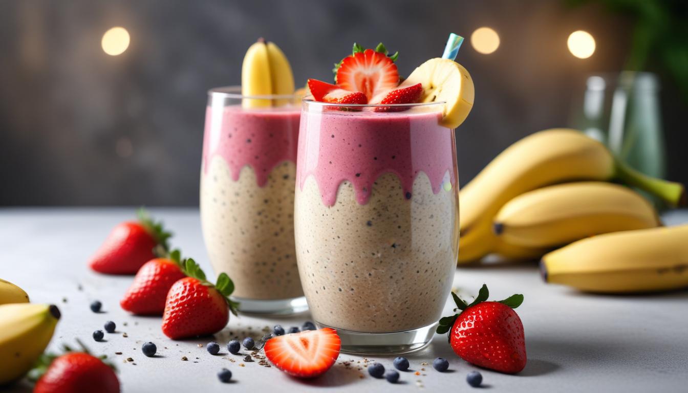 Chia Tohumlu Meyve Şöleni Smoothie
