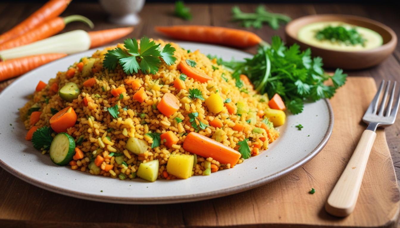Yeşil Enerji: Sebze ve Bulgur Pilavı