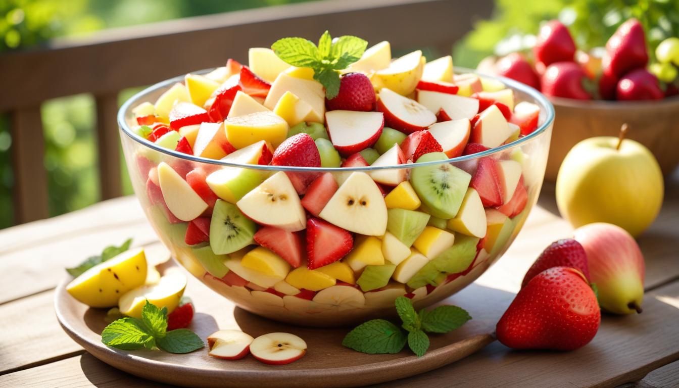 Ferahlık Veren Meyveli Salata Tarifi