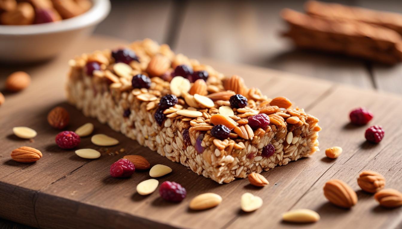Enerji Dolu Ev Yapımı Granola Barlar
