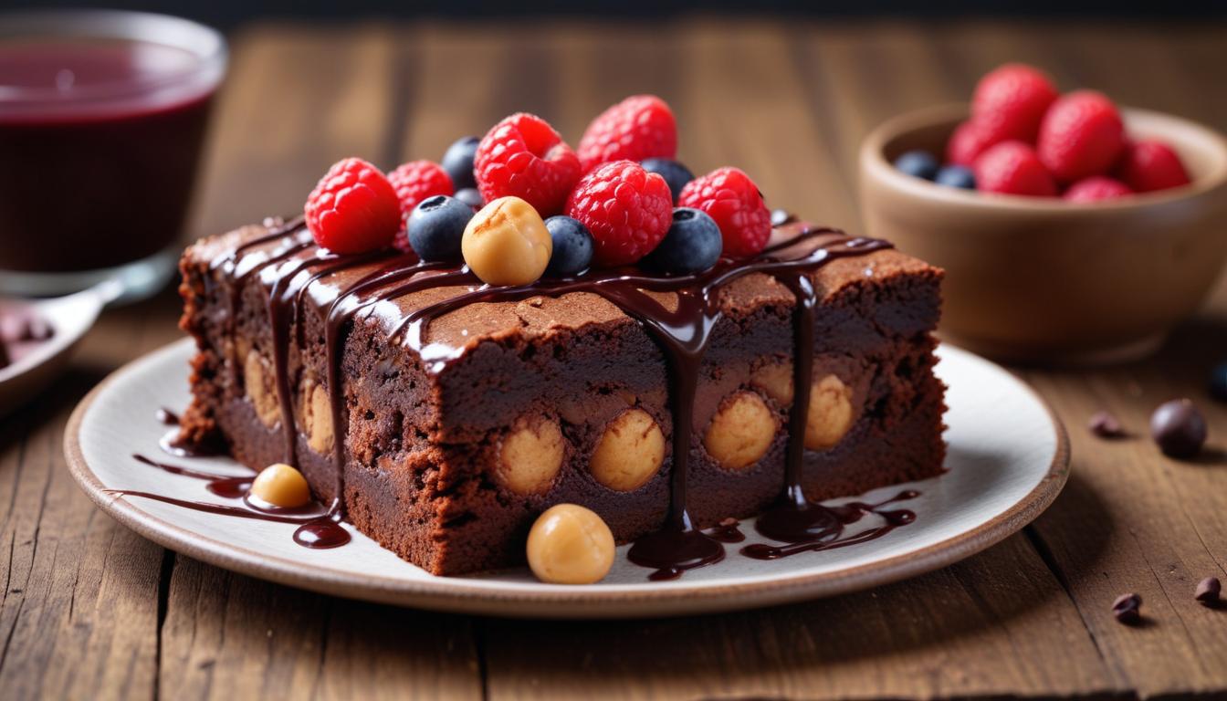 Protein Aşılı Çikolatalı Nohut Browni