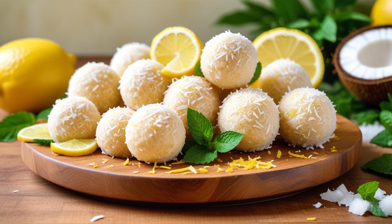 Ferahlatan Limonlu ve Hindistan Cevizli Toplar