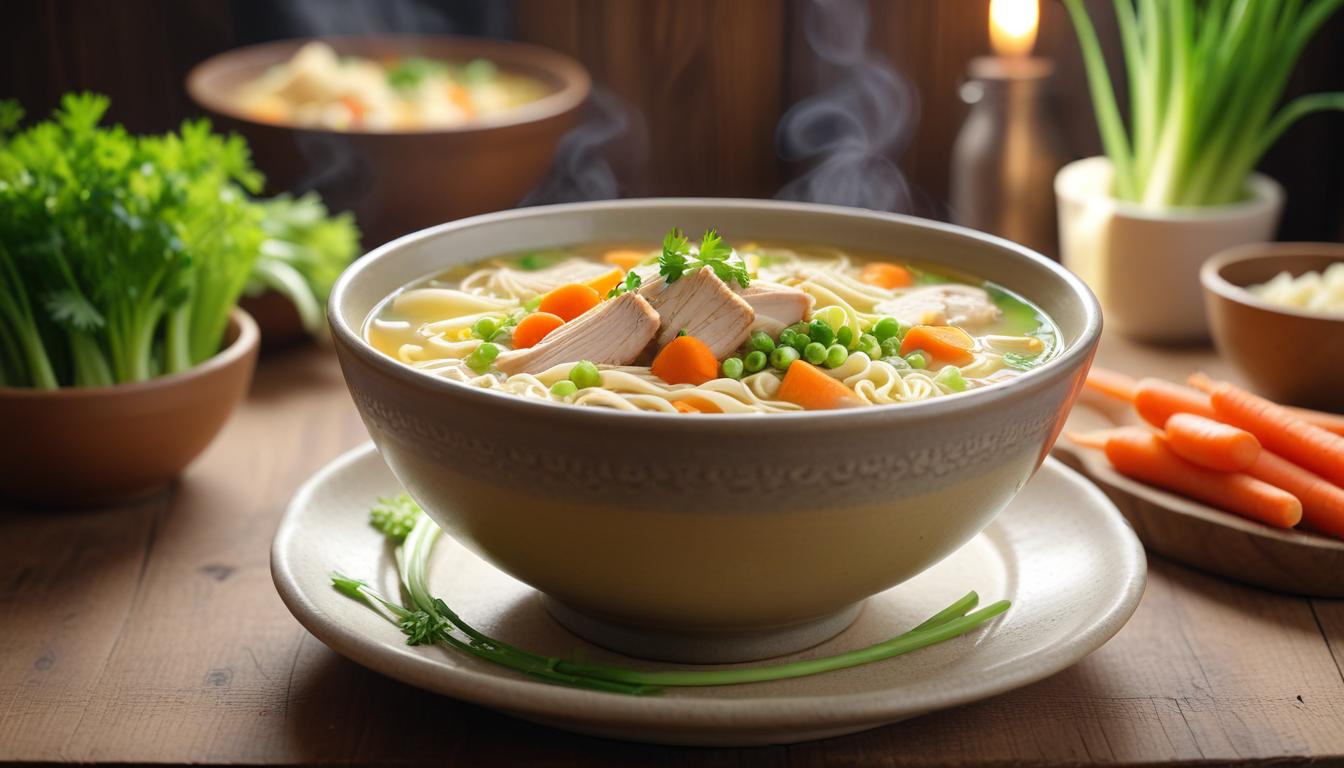 Hafta İçi Kurtarıcınız: Pratik Tavuklu Noodle Çorbası