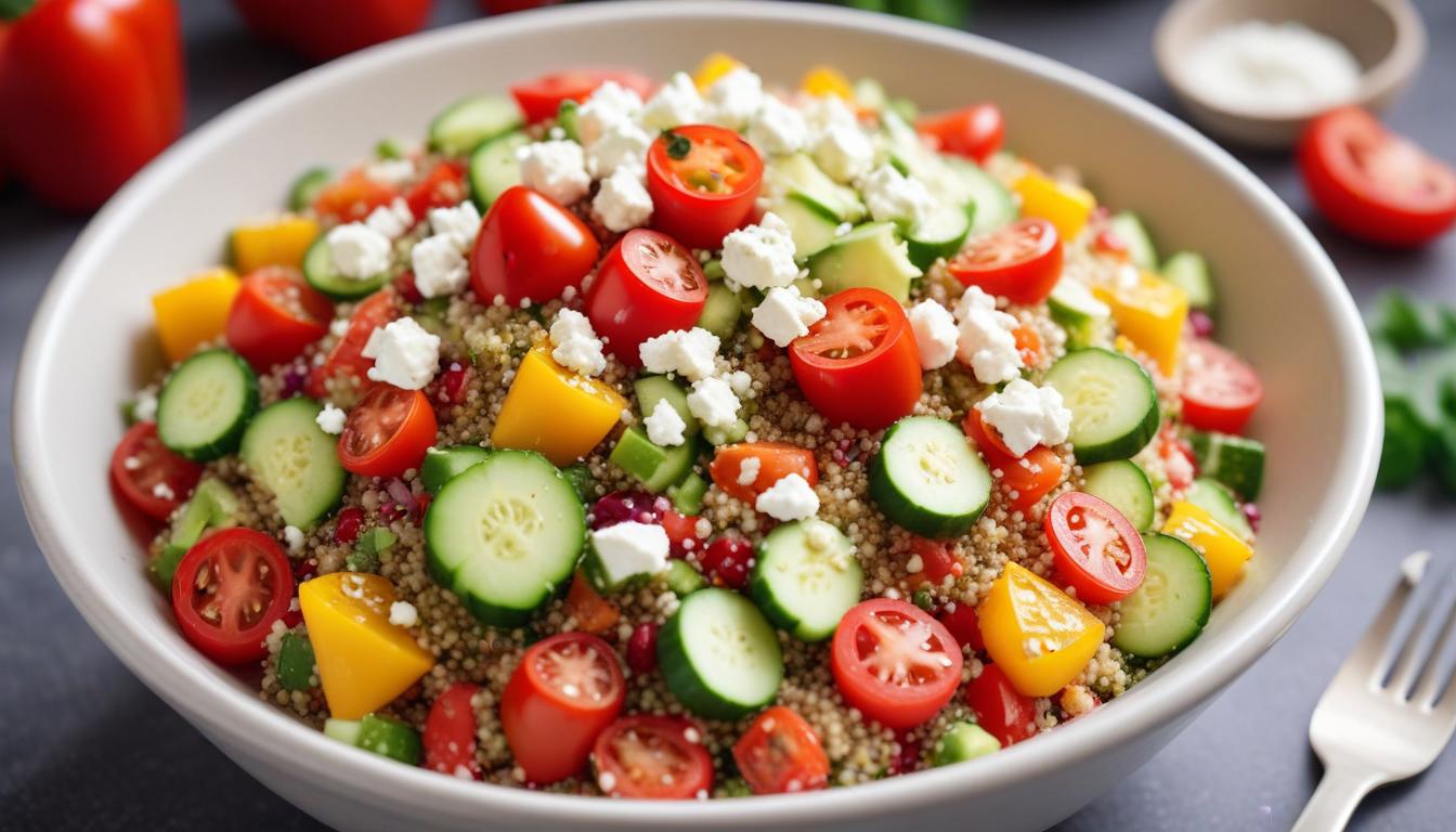 Göz Alıcı Sunumu ile Quinoa Salatası