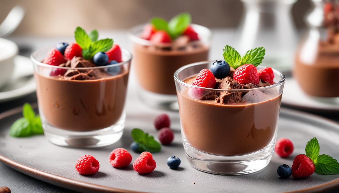 Düşük Karbonhidratlı ve Şekersiz Çikolatalı Mousse Tarifi