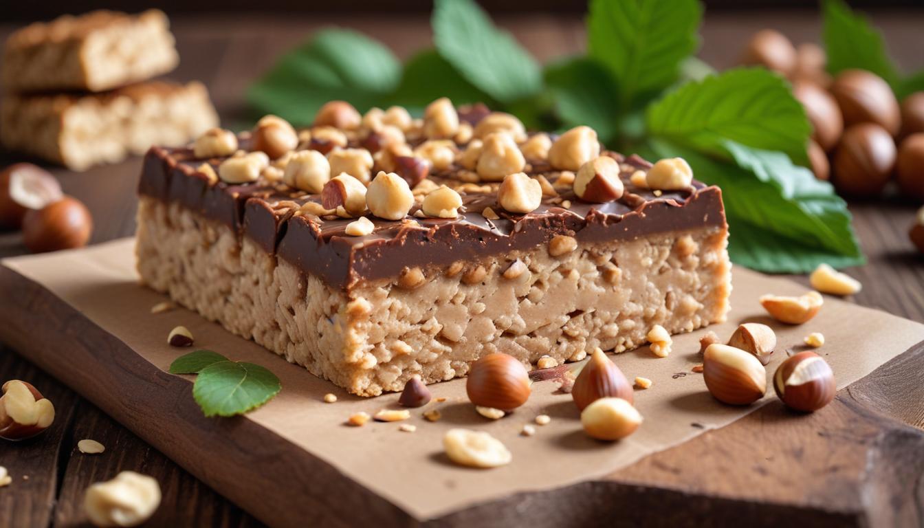 Enerji Dolu Fındıklı Çikolatalı Protein Bar
